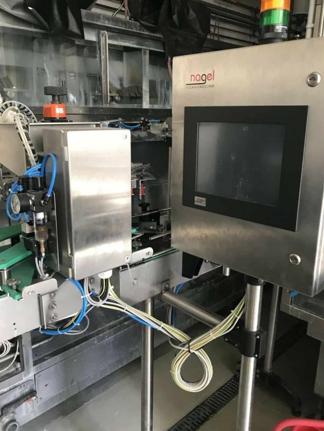 وحدة التحكم في خط تعبئة الزجاج القابل للإرجاع من Nagel وPAC وJuwatec للبيرة والمشروبات الغازية 