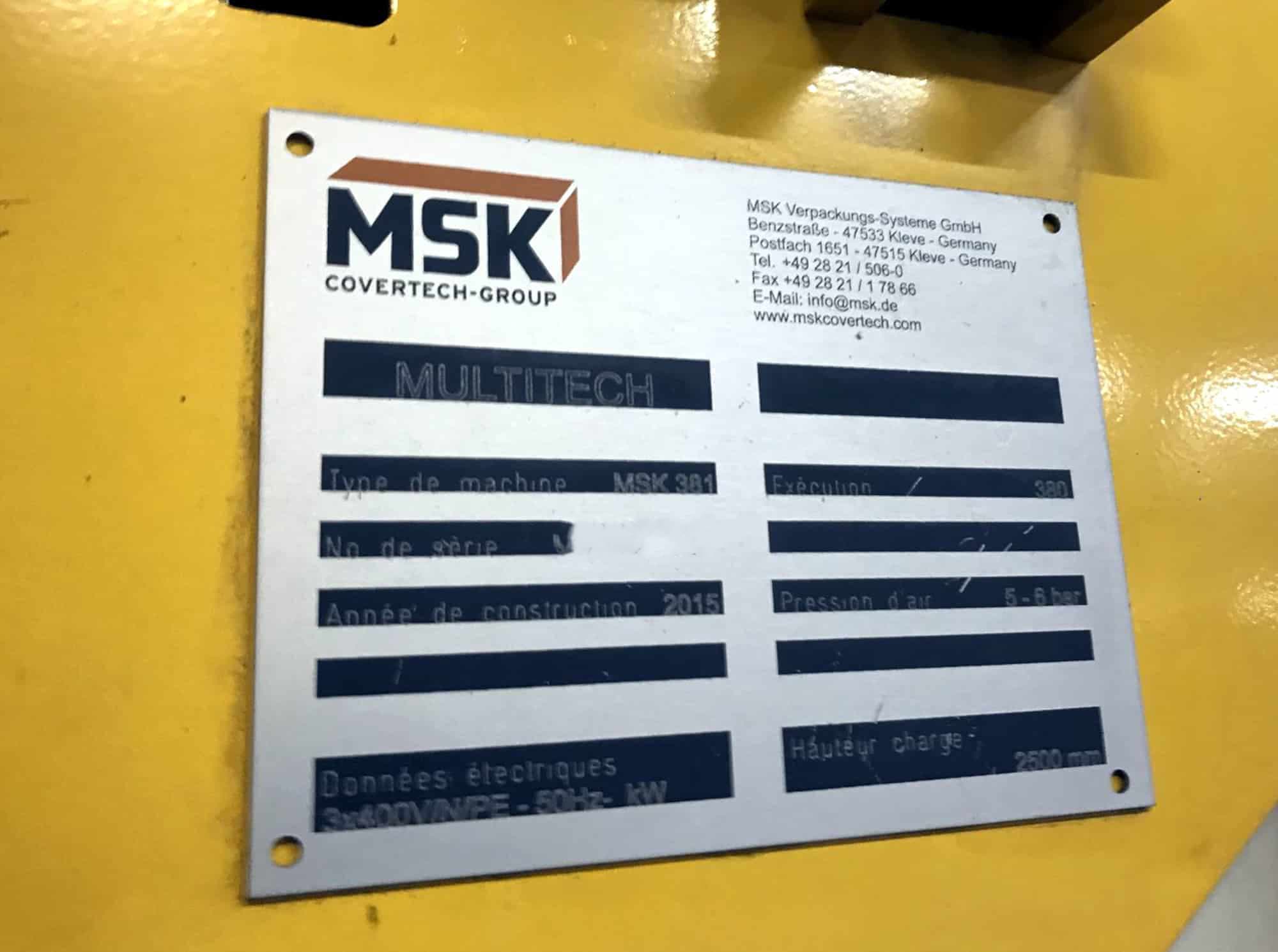لوحة أسماء MSK MSK 381 