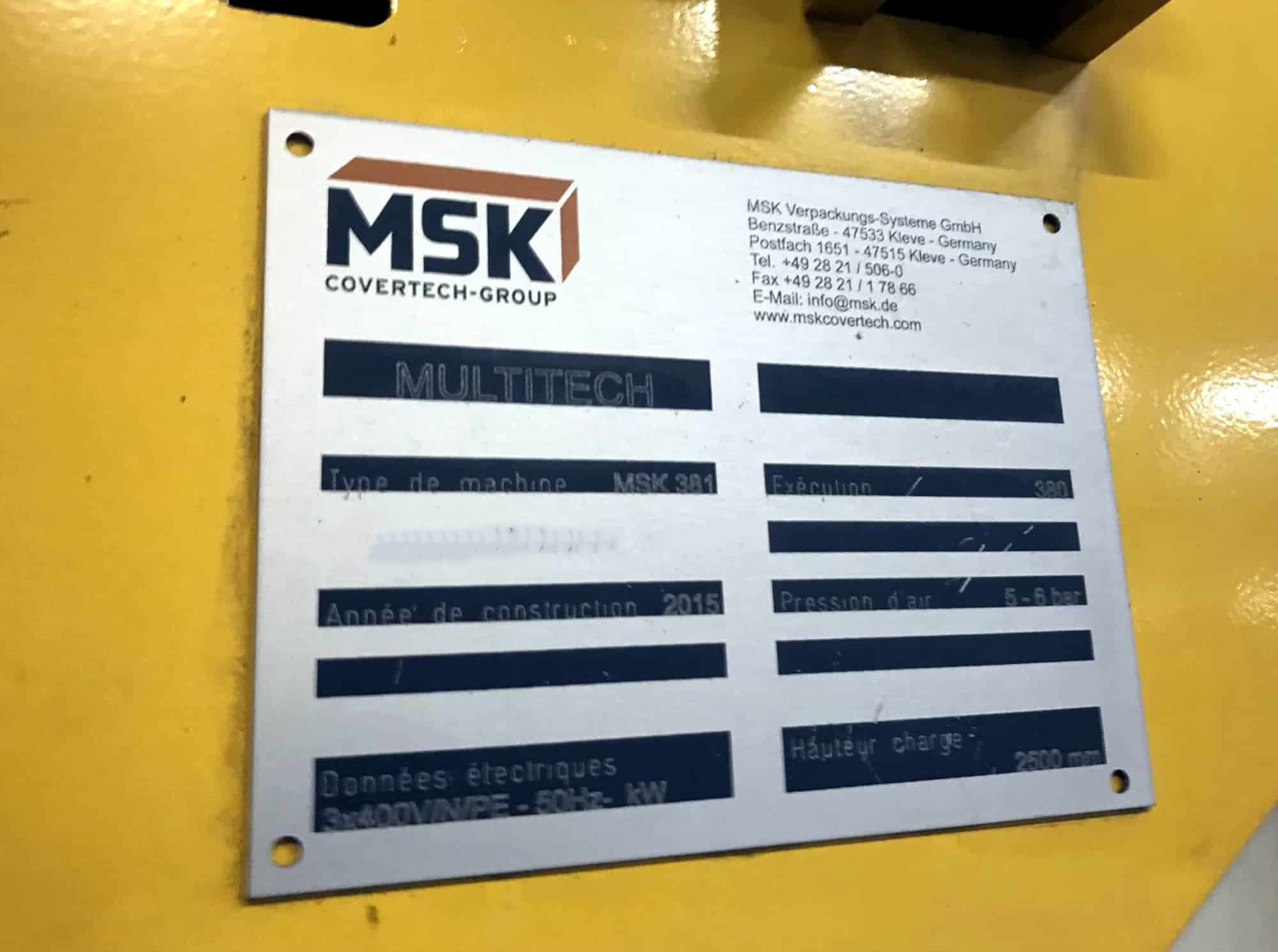لوحة أسماء MSK MSK 381 